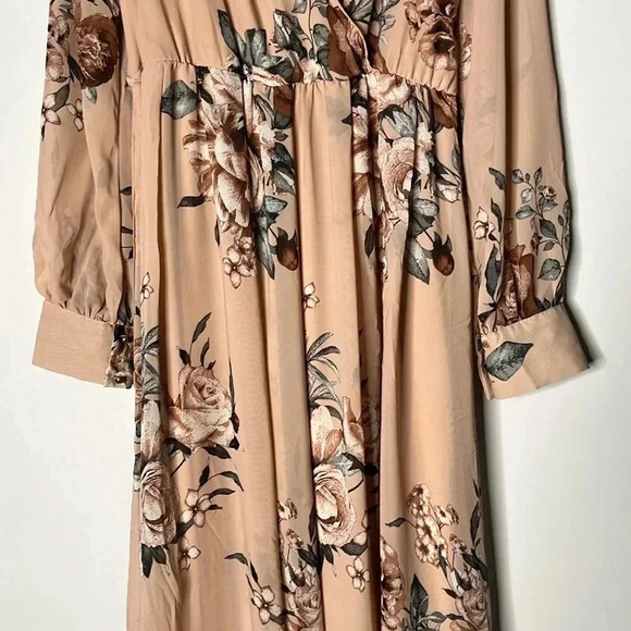 Baltic Born Lydia Women’s Peachy Multicolor Maxi Dress Size XXL - Picture 4 of 9